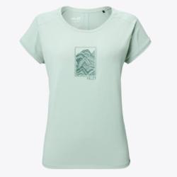Tee Shirt de Randonn&eacute;e Femme Millet SENECA TS SS W Vert