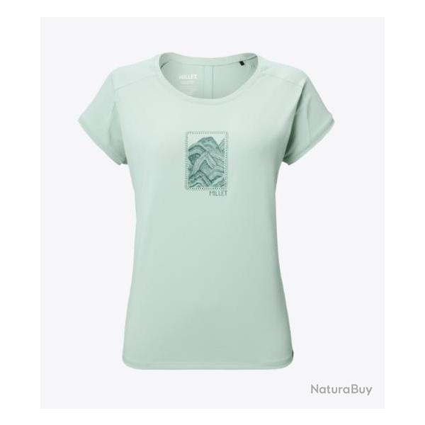 Tee Shirt de Randonn�e Femme Millet SENECA TS SS W Vert