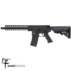 R&eacute;plique airsoft AEG M4 Kenji Longue Saigo Defense noir - seule