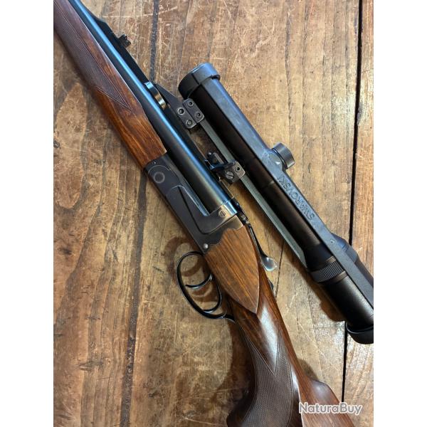 Express Demas Calibre 375 H&H et lunette Swarovski 1,25-4x24 Habicht