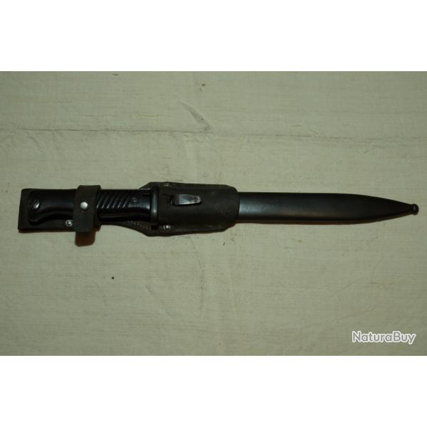 baionnette 98k monomatricule 1938 avec son gousset