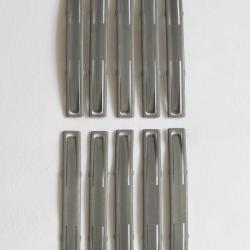Lot de 10 clips chargettes lames chargeur (m&eacute;tal) pour toutes carabines SKS