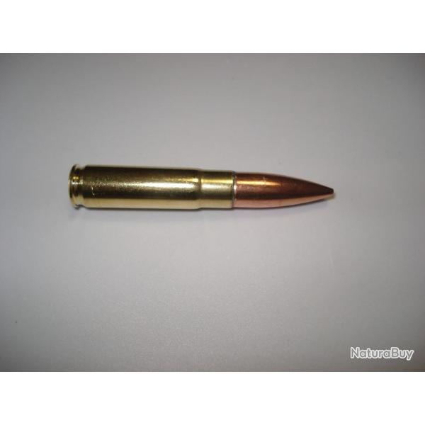 une cartouche de 300 whisper pour collection ogive pointe creuse