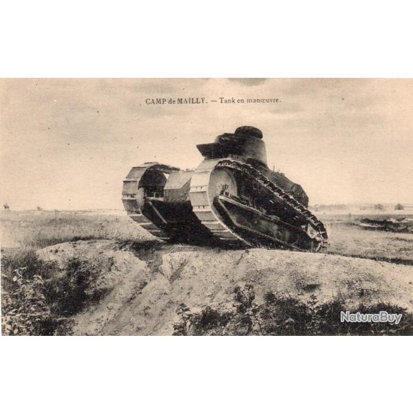 Carte Postale Ancienne - La Courtine (Creuse) - Chars en manoeuvre -N�7083