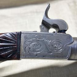 Superbe et fort pistolet &agrave; coffre en parfait &eacute;tat - 1850