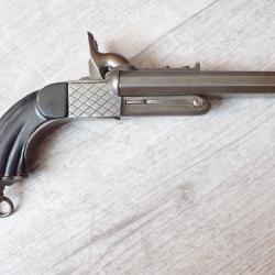 Pistolet &agrave; broche, canons juxtapos&eacute;s