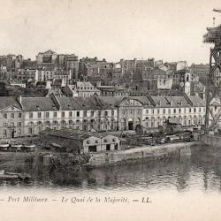 Carte Postale Brest Port Militaire Le Quai de la Majorit&eacute; -N&deg;7614