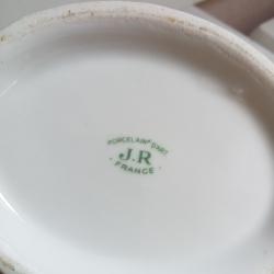 theiere en porcelaine dor&eacute;  limoges france hauteur 21 cm x 21 cm