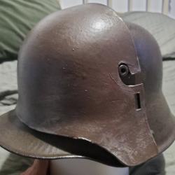 Stirnpanzer plaque de blindage de casque allemand ww1 stahlhelm