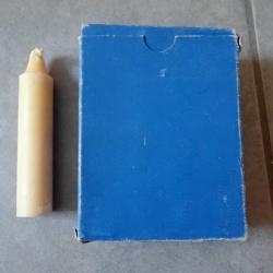 Bo&icirc;te de 7 bougies d'ordonnance Suisse pour lanterne, lampe Monjardet. Trousse secours