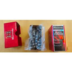 Balles rondes pour arme ancienne - Calibre .44 - Hornadys - .454" - Par 200