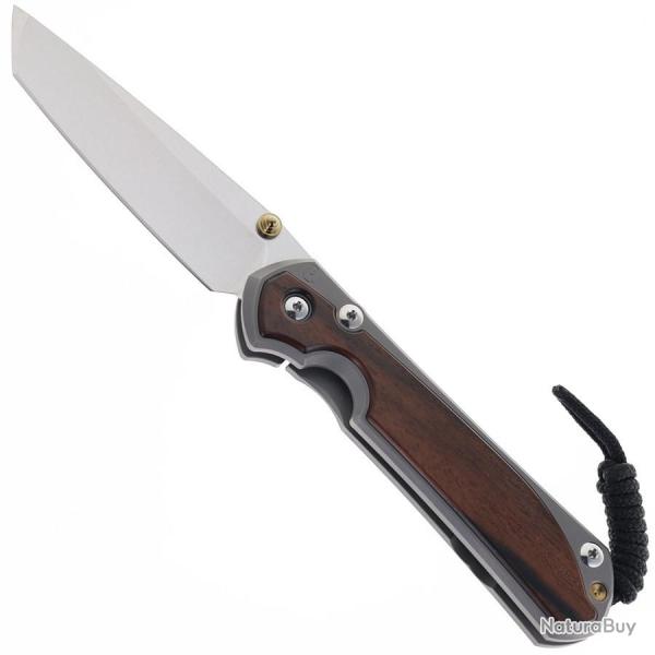 Large Sebenza 31 Tanto Macassar Ebony - Chris Reeve