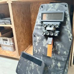 Bouclier tactique nij3 MB avec lampes P20