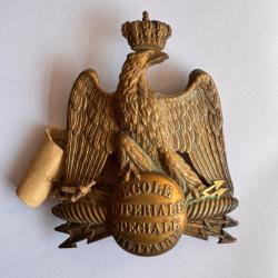 Plaque shako &Eacute;cole Militaire Sp&eacute;ciale Second Empire 1870