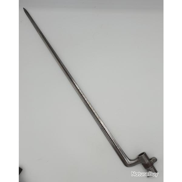 Ba�onnette : GRAS de gendarmerie � cheval - Mod�le 1866 modifi� 1874 n�1.