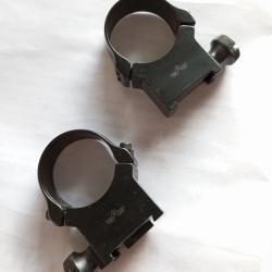 montage fixe EAW colliers 30 mm pour rail 19 mm (CZ, etc)