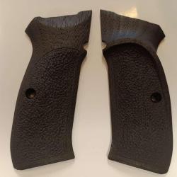 PLAQUETTE SHADOW SP-01 / SHADOW II BOIS CERAKOTE NOIR