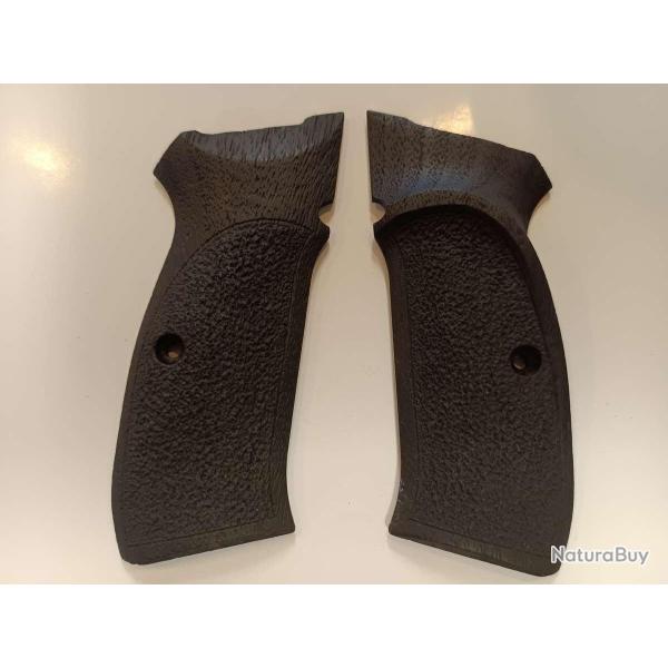 PLAQUETTE SHADOW SP-01 / SHADOW II BOIS CERAKOTE NOIR