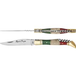 COUTEAU LAGUIOLE DRAPEAU ITALIEN   2026 N