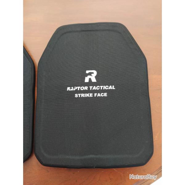 Plaques balistiques Raptor Tactical