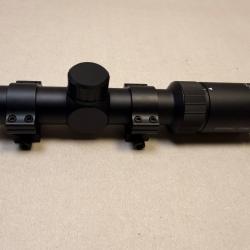 Lunette Solognac 1-4x24 occasion Tr&egrave;s Bon &Eacute;tat