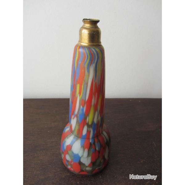 Vaporisateur en verre jasp� d�poli type Clichy 1930