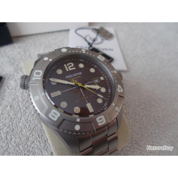 MONTRE DE PLONGEE AUTOMATIQUE FEELNEVER ETANCHE 500 METRES / JAPAN MIYOTA 8215/NO ROLEX