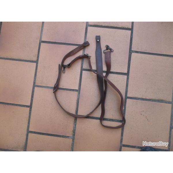 2 bretelles en cuir