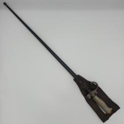 Sabre ba&iuml;onnette LEBEL mod&egrave;le 1886 avec quillon et baudrier cuir.