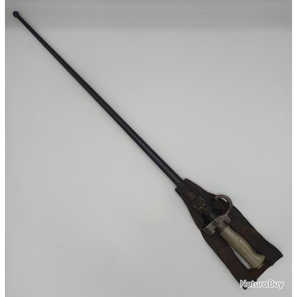 Sabre ba�onnette LEBEL mod�le 1886 avec quillon et baudrier cuir.