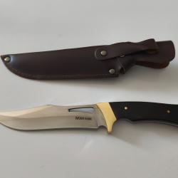 Couteau bois et laiton