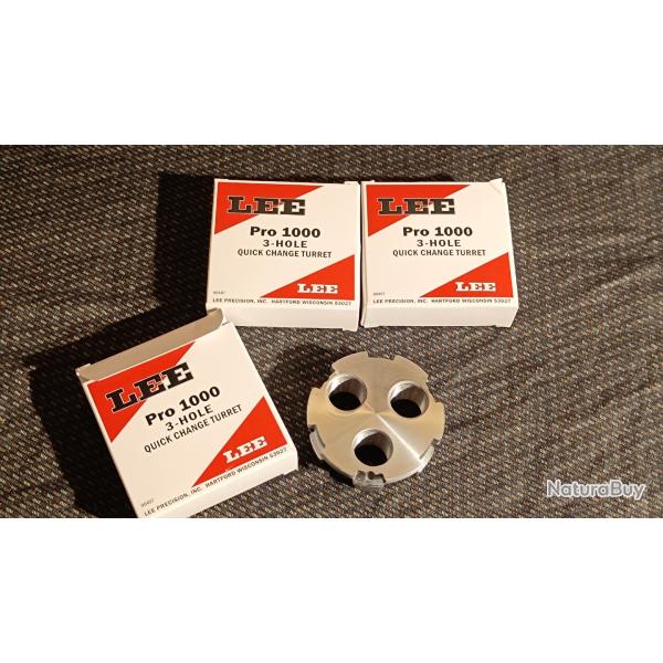 Plateau lee  3 outils pour presse Lee pro 1000