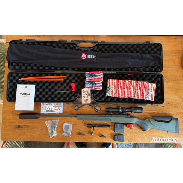 Pack carabine ATA Turqua 308 Win + lunette Continental x6 + MDS Freyr & Devik + 100 balles