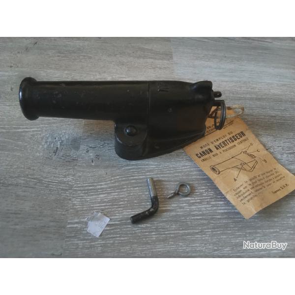 Canon avertisseur, pi�ge a feu "MANUFRANCE" calibre  16