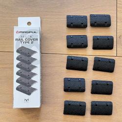 MAGPUL  LOT DE 10  RAIL M LOK COVER NOIR