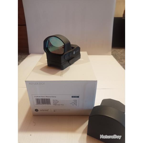Viseur point rouge hawke REFLEX GRAND ANGLE 3 MOA (Wide View)