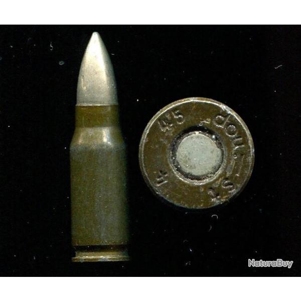7.92 x 33 kurz Sturmgewehr - RARE balle nickel - RARE ann�e 1945 - marquage : dou. - St 2 45