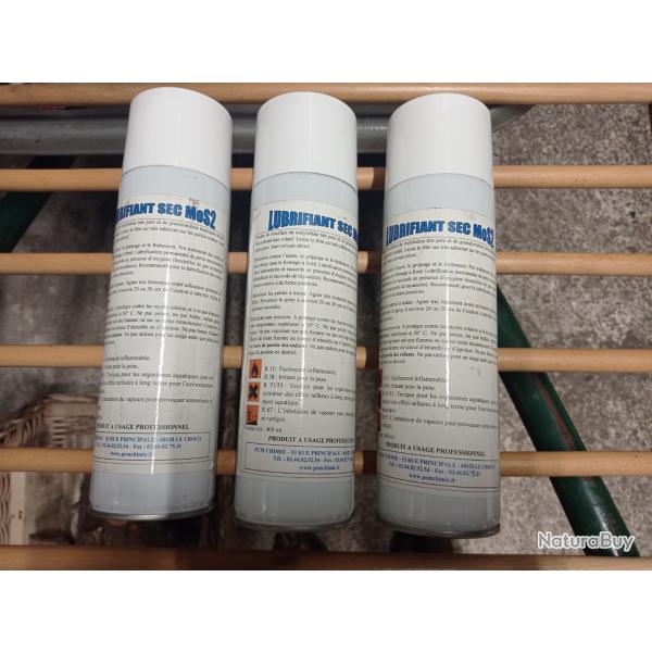 LUBRIFIANT SEC MoS2 650 ML
