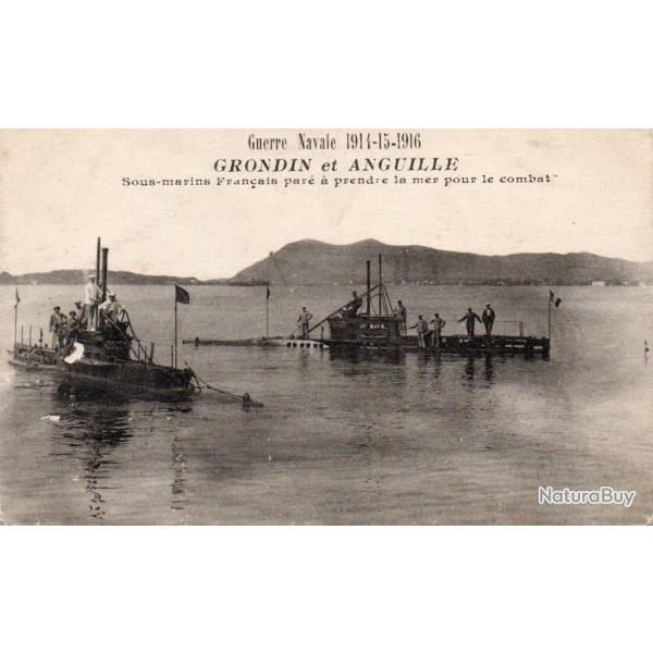 Carte postale sous-marins fran�ais Guerre Navale 1914-1916 -N�7520