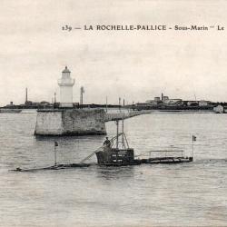 Carte Postale La Rochelle-Pallice Sous-Marin Le Phoque N&deg;7623