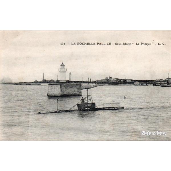 Carte Postale La Rochelle-Pallice Sous-Marin Le Phoque N�7623