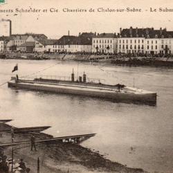 Carte Postale Ancienne - Le Submersible S.C. 2, Chalon-sur-Sa&ocirc;ne -N&deg;7624