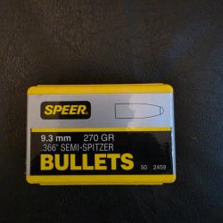 50 ogives SPEER CAL 9,3