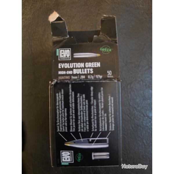 50 ogives RWS �volution Green cal 7mm
