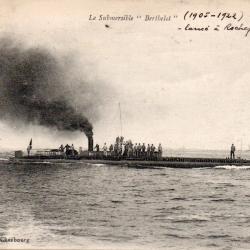 Carte postale sous-marin Bertholet -N&deg;7625