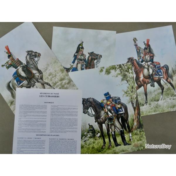 4 Planchez P. CONRAD - P. TROTEREAU - LES CUIRASSIERS - R�VOLUTION & EMPIRE