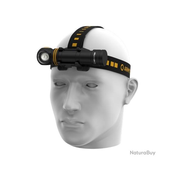 Lampe Frontale Armytek Elf C2 Max 4500 Lumens - Faisceau Large 150� - 4 en 1 - White