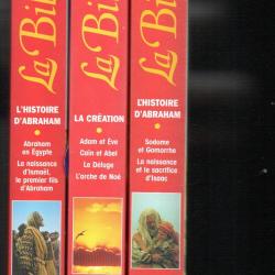 la bible 3vhs larousse vid&eacute;o ancien testament , l'histoire d'abraham, cassettes vid&eacute;o