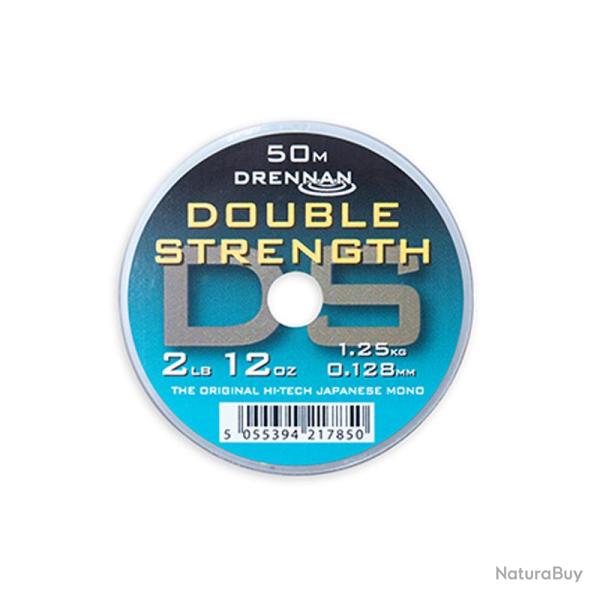 Nylon Double strength 50m std Drennan 0.128mm / 1.32kg