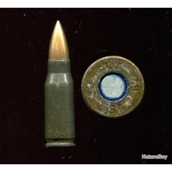 7.92 x 33 kurz Sturmgewehr - Production ann�e 1943 - marquage pr�coce avec "7.9" : aux 7.9 18 43